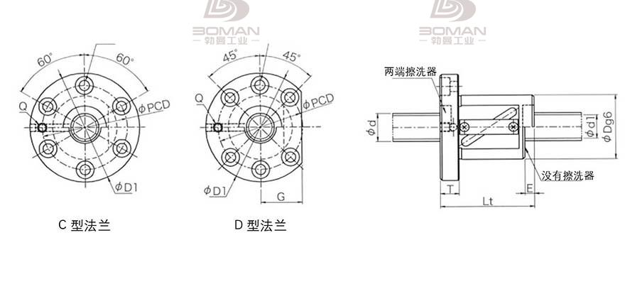 KURODA GR4512FS-DALR 日本黑田丝杆和THK丝杠