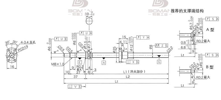 KURODA DP0801JS-HDNR-0180B-C3S 黑田精工的滚珠丝杆怎么样