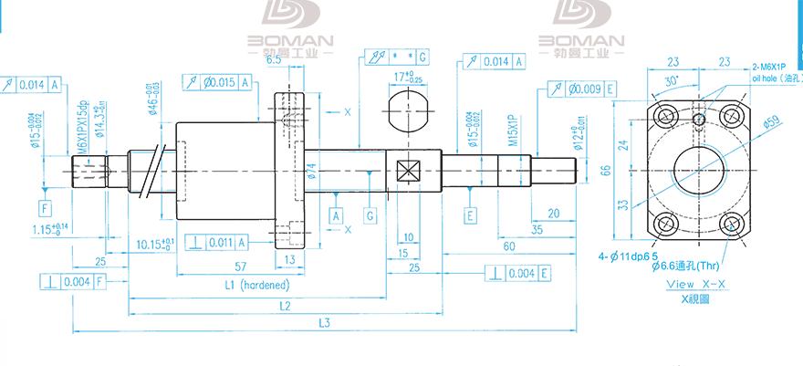 TBI XSVR02010B1DGC5-399-P1 tbi丝杆怎么选 用在机床上