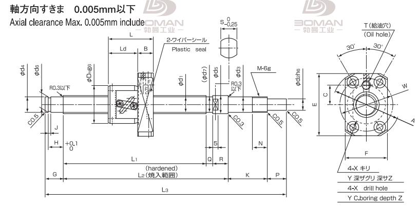 ISSOKU BSF1210EC3T-352 issoku研磨滚珠丝杆